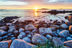 Rindarøya - Solnedgang