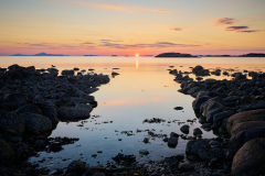 Hjertvika - Solnedgang