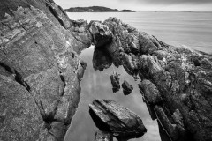 Røssøyvågen - svart hvitt