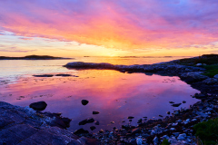 Aukra Kyststi - Solnedgang