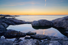 Rindarøya- Solnedgang