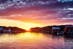 Røssøyvågen- Mars solnedgang