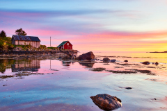 Fargerikt i Røssøyvågen
