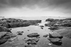 Fjøresteiner - utsikt mot Bjørnsund Fjøresteiner - utsikt mot Bjørnsund