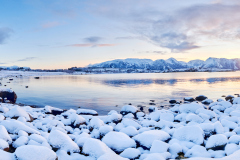 Vinterpanorama - Hjertvika