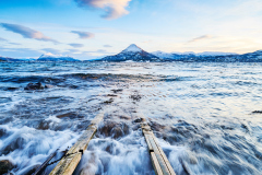 Aukrasanda - Februar morgen Aukrasanda - Februar morgen