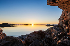 Karlsholmen - februar solnedgang