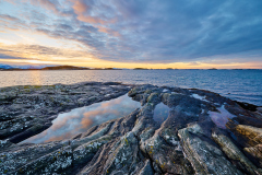 Røssøya - Solnedgang