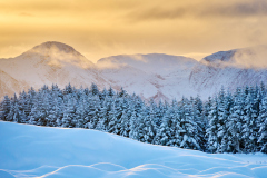 Vinterlandskap Gossen