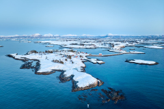 Rindarøya - Drone - vinter