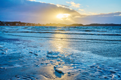 Røaleira - Januar Solnedgang