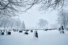 Vinter på Kirkegarden
