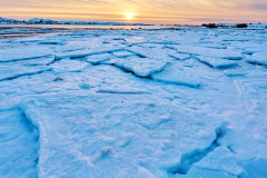 Vinter på Røaleira - Is