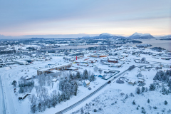 Drone - Falkhytten- Vintermorgen