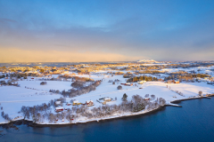 Nerbøberget -Drone - Vinter