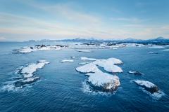 Rindarøya - Drone - vinter