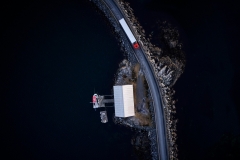 Moloen til Rindarøya fra Lufta