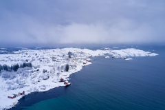 Røssøyvågen - Vinter - Drone
