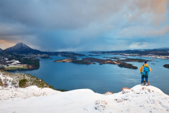 Utsikt fra Skoften - Vinter