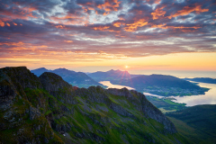 Snøtind - Solnedgang