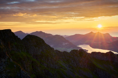 Snøtind - Solnedgang