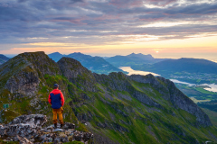 Snøtind - Solnedgang