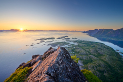 Mjeldberget - Midnattsola