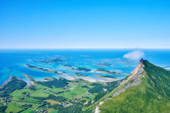 Utsikt fra Prestkona - Engeløya