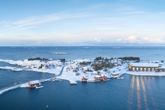Rindarøya - Drone - vinter Rindarøya - Drone - vinter