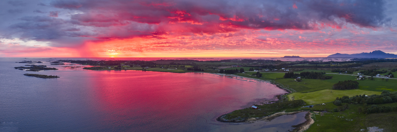 Røabukta - Dronepanorama